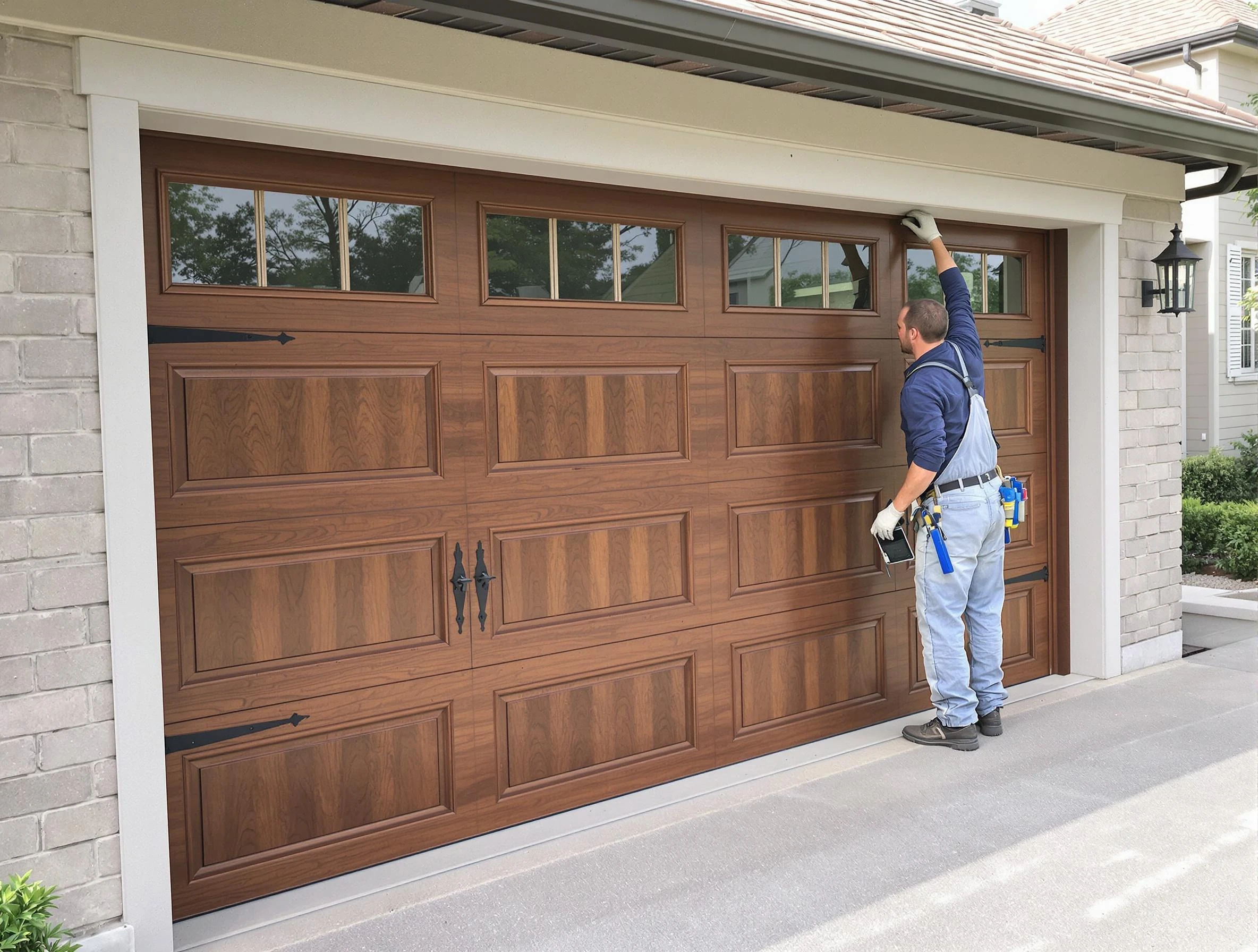 Custom garage door showcase by Roxborough Park Garage Door Repair in Roxborough Park